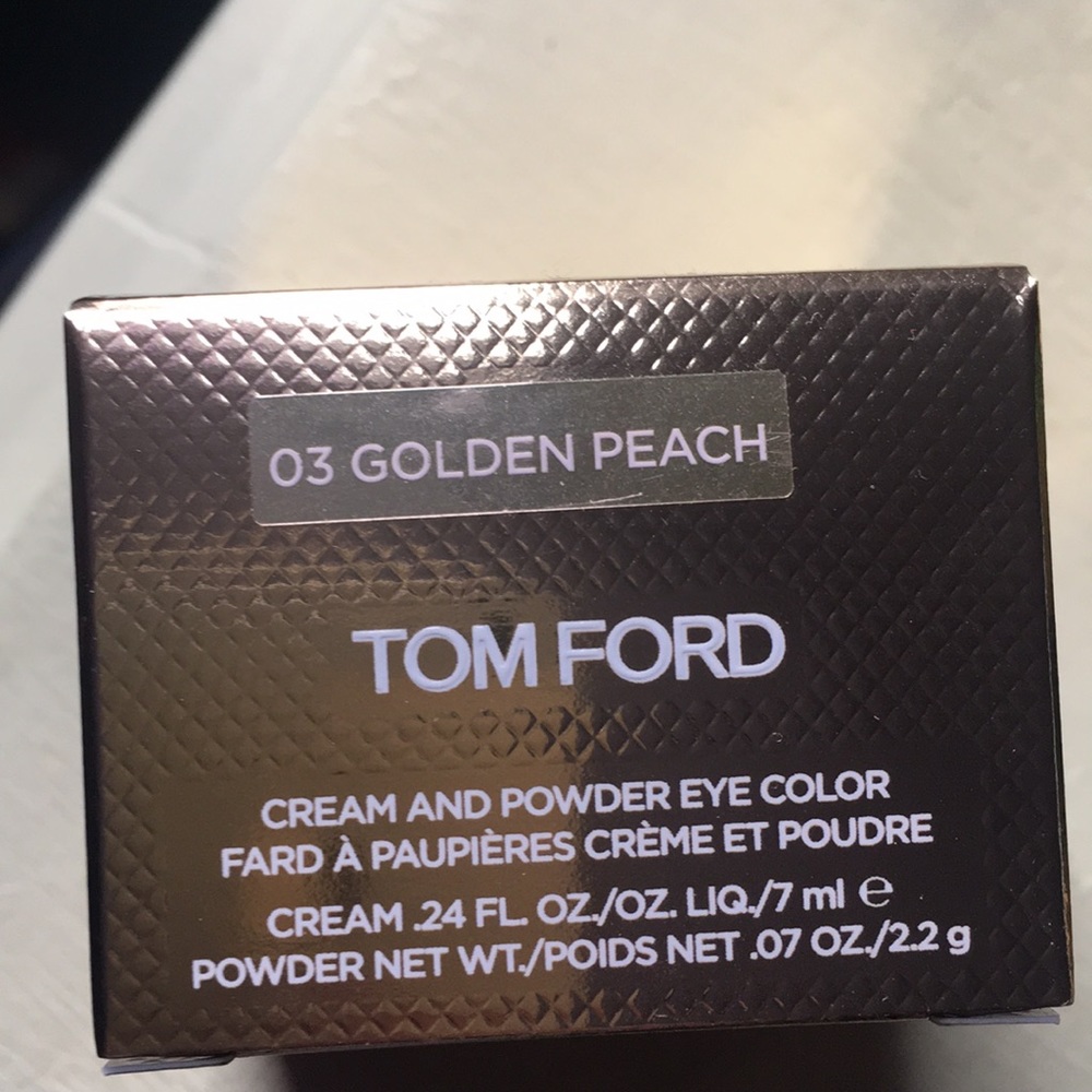 Tom Ford Cream & Powder Eye Color Duo Golden Peach